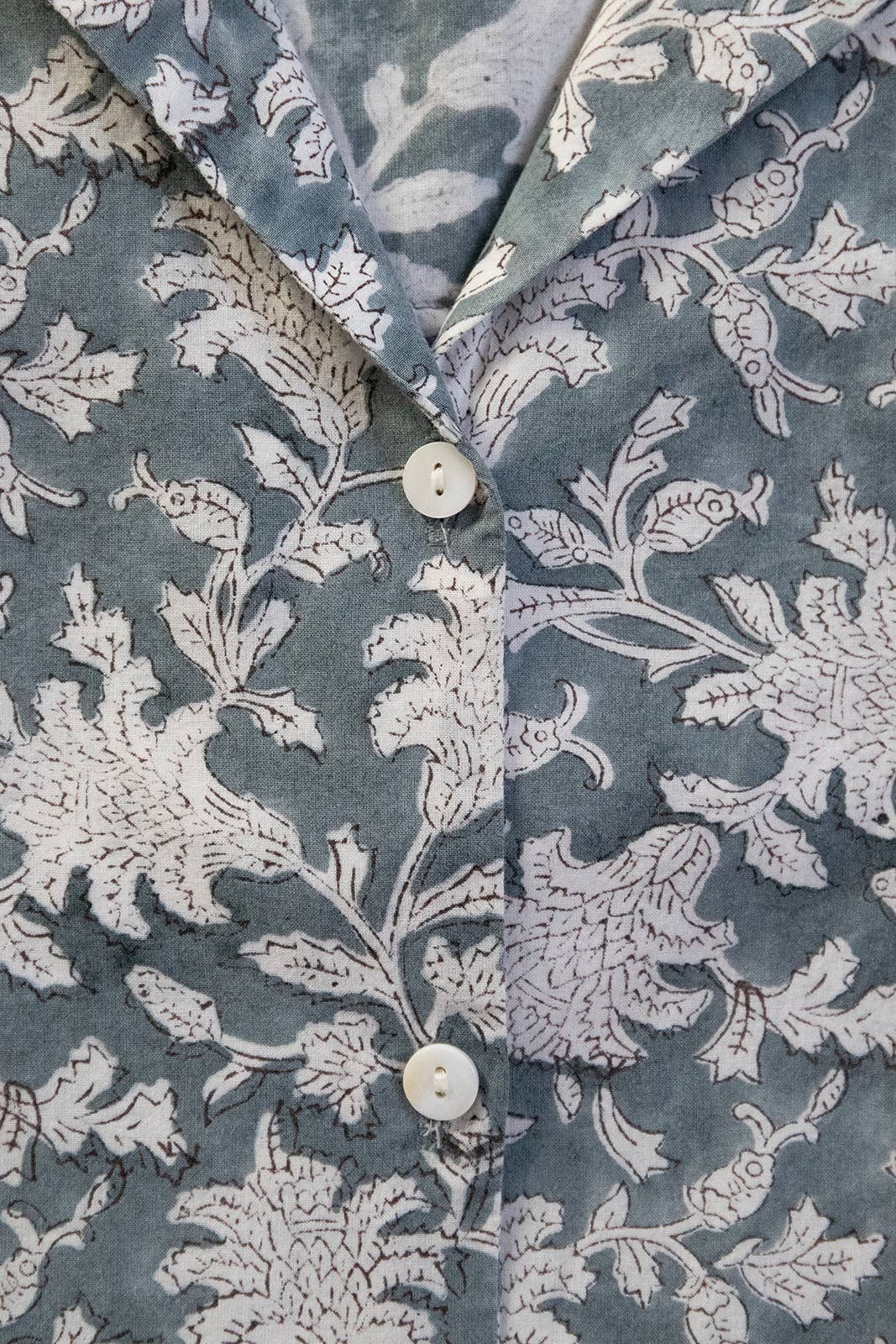 Priya Wear - Wholesale Sleepwear Set - Women's - Soft organic cotton pyjama smoky blue4