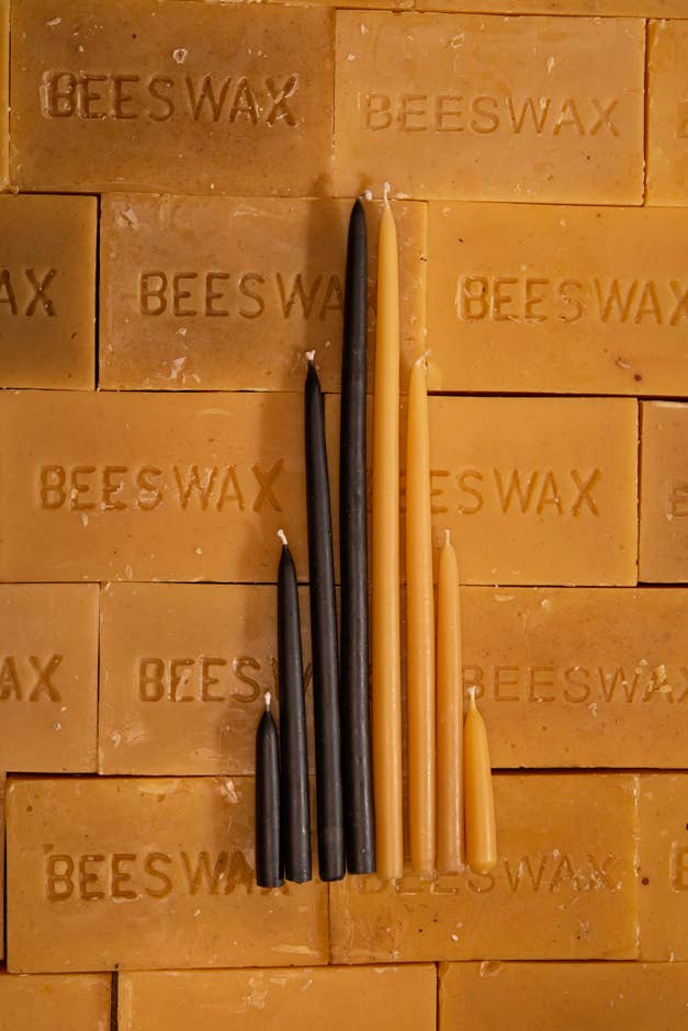 Waxing & Raining Handmade Goods - Wholesale Tapered Candle/Candlestick - Slim Candlestick | Tiny Tapers | Ritual Candles | Meditation