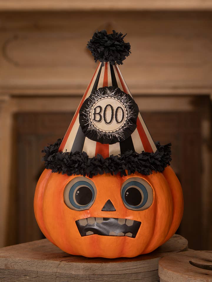 Boo Party Pumpkin for wholesale by Bethany Lowe Designs
