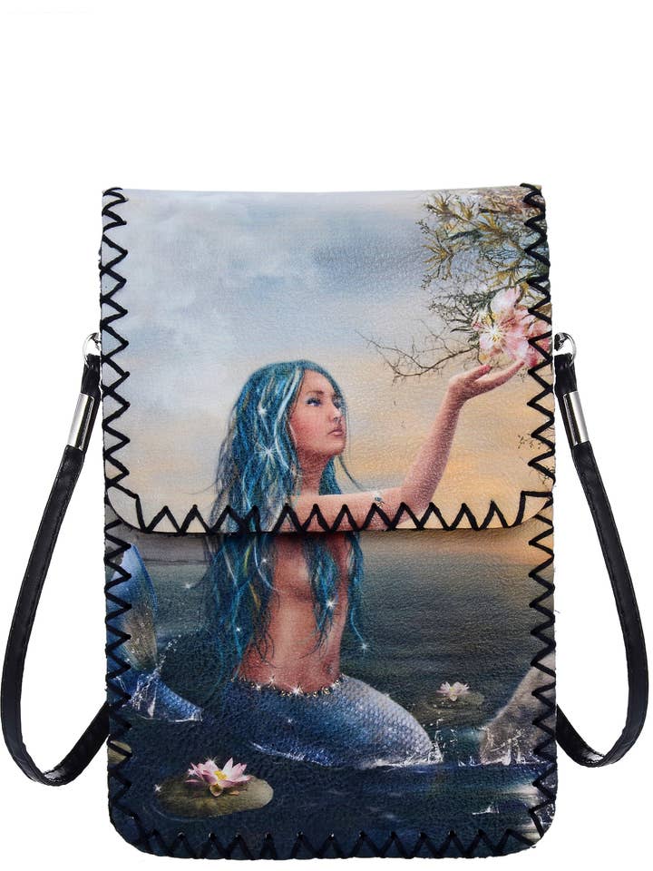 Mermaid Printed Crossbody HB0580 - NO.74 for wholesale by Ole