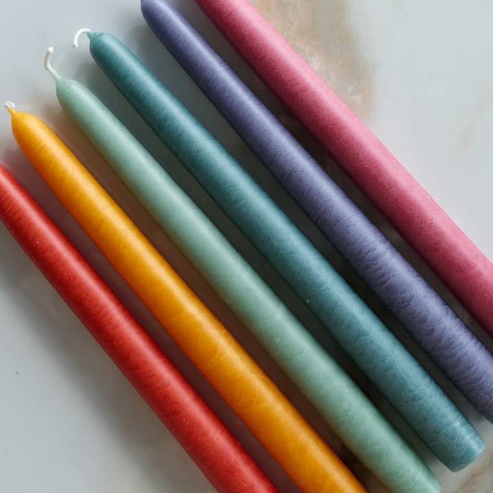 BOTANICA - Wholesale Tapered Candle/Candlestick - Taper Candle Collection, Set of 6 | Pride1
