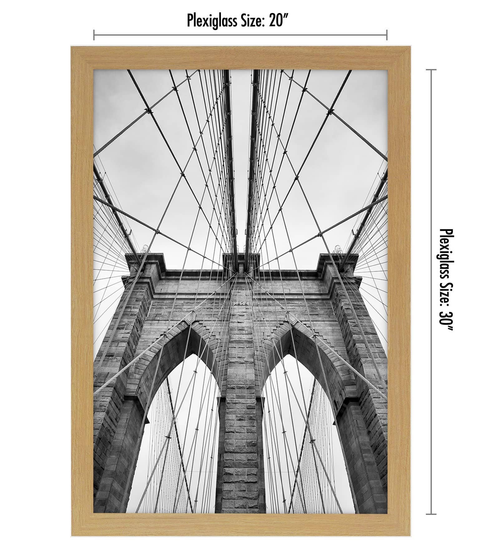 Americanflat - Wholesale Picture Frame - Americanflat Poster Frame with Wide Molding201