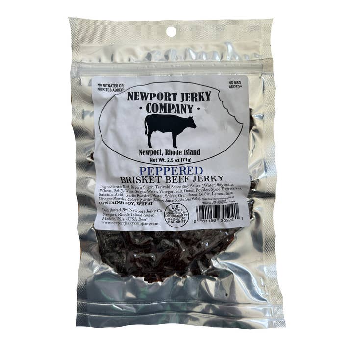 Newport Jerky Company - Wholesale Jerky - Peppered Beef Brisket Jerky