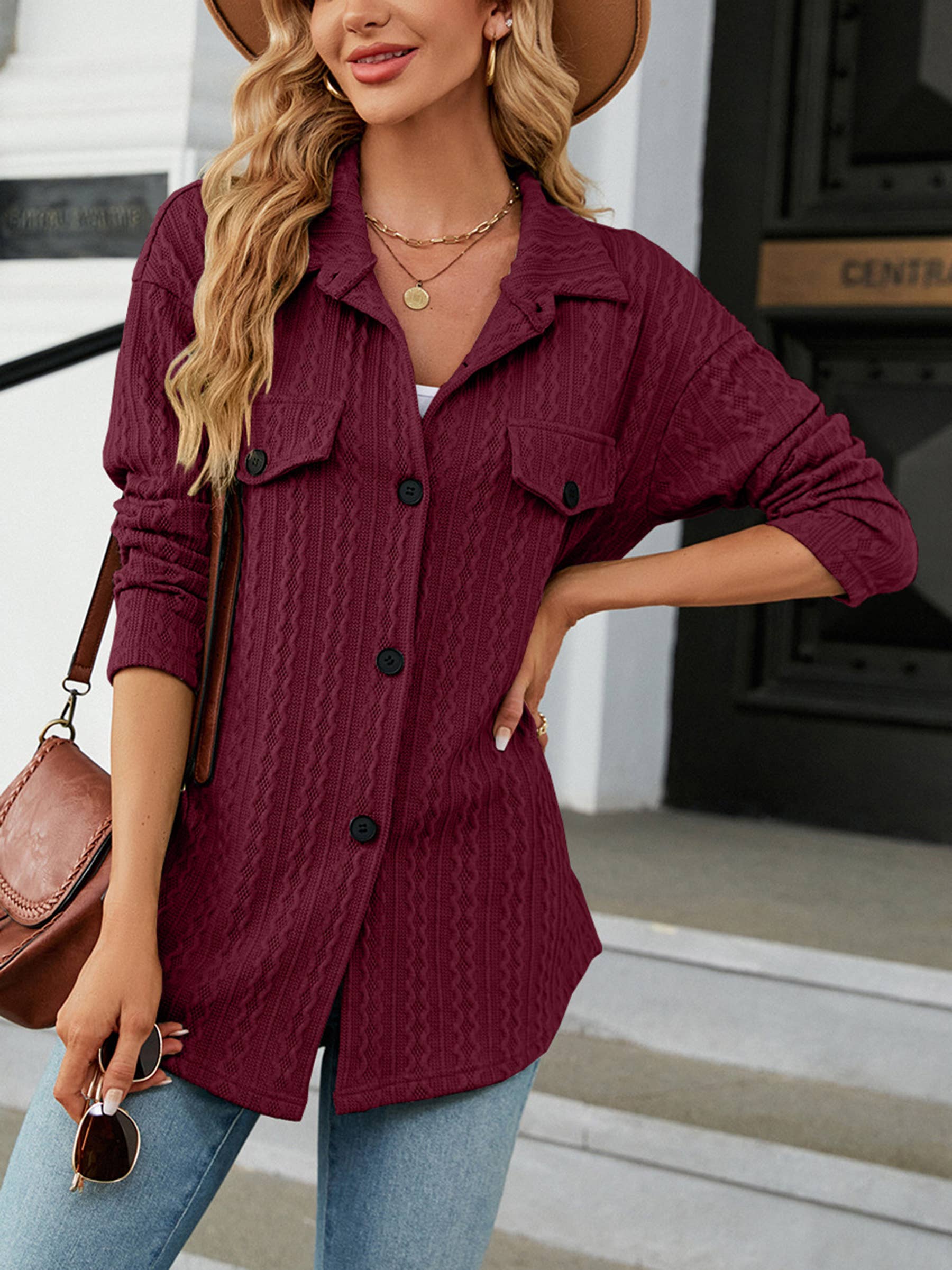 Wholesalesir - Wholesale Jacket - Women's - 3D Jacquard Single Breasted Casual Jacket0