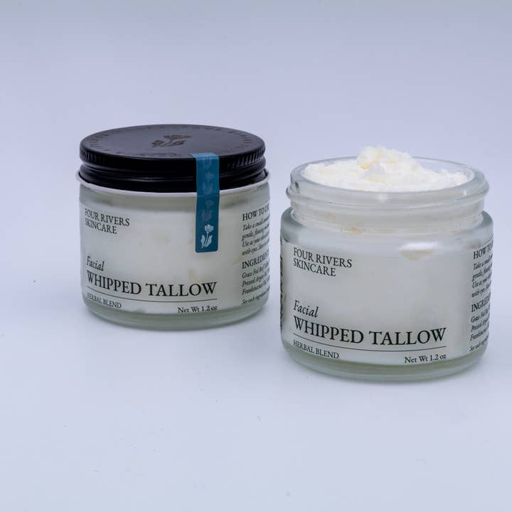 Herbal Blend Facial Whipped Tallow for wholesale by Four Rivers Skincare