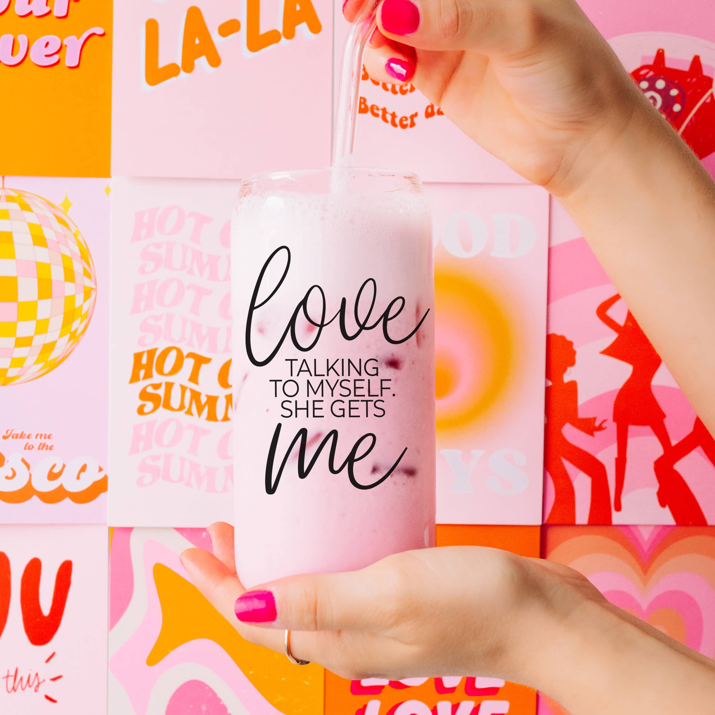 Gia Roma - Vente Tasse à café - Coffee Humor pour les amateurs de café, ensemble de tasses à café amusantes en verre129