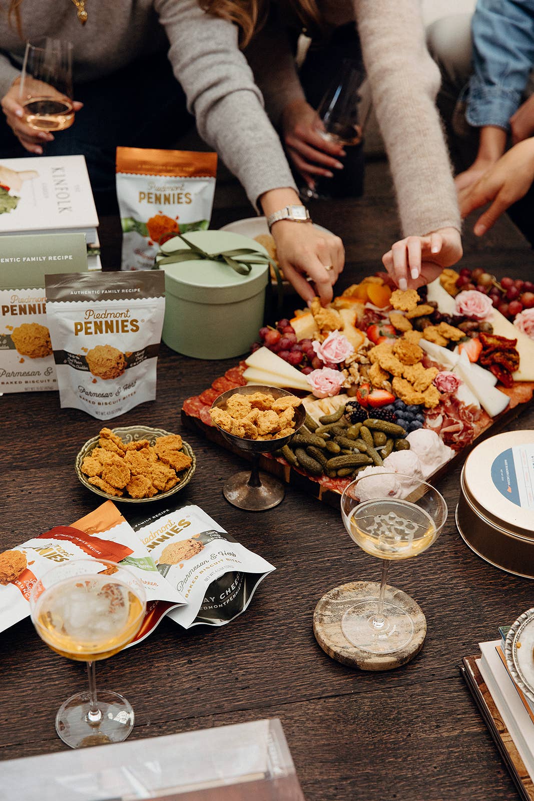 Piedmont Pennies - Wholesale Crackers - Jalapeno Pimento Cheese Crackers, Medium Pouches, (20)4