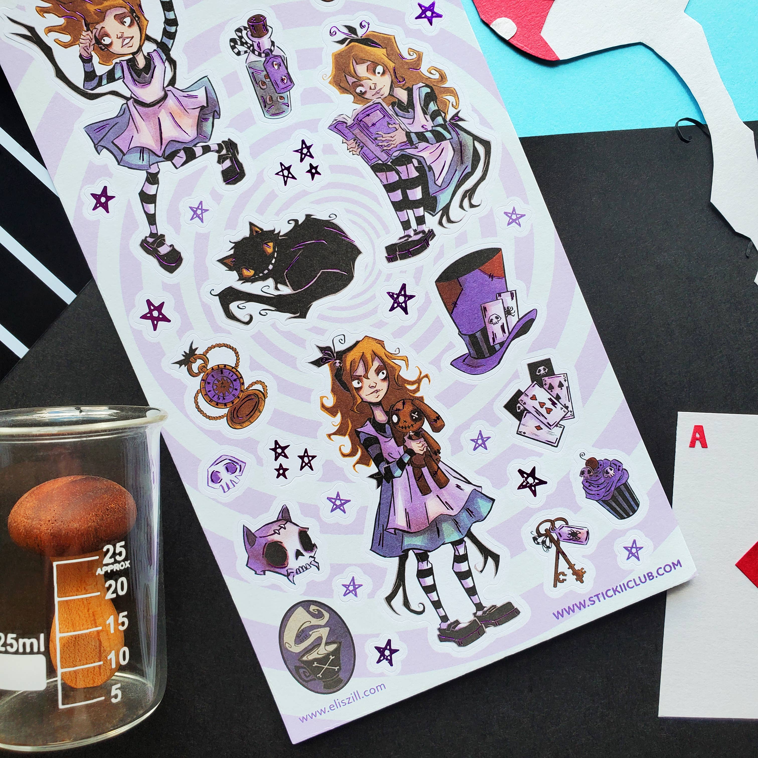 STICKII – wholesale Sticker – Alice in Stickerland Sticker Sheet1