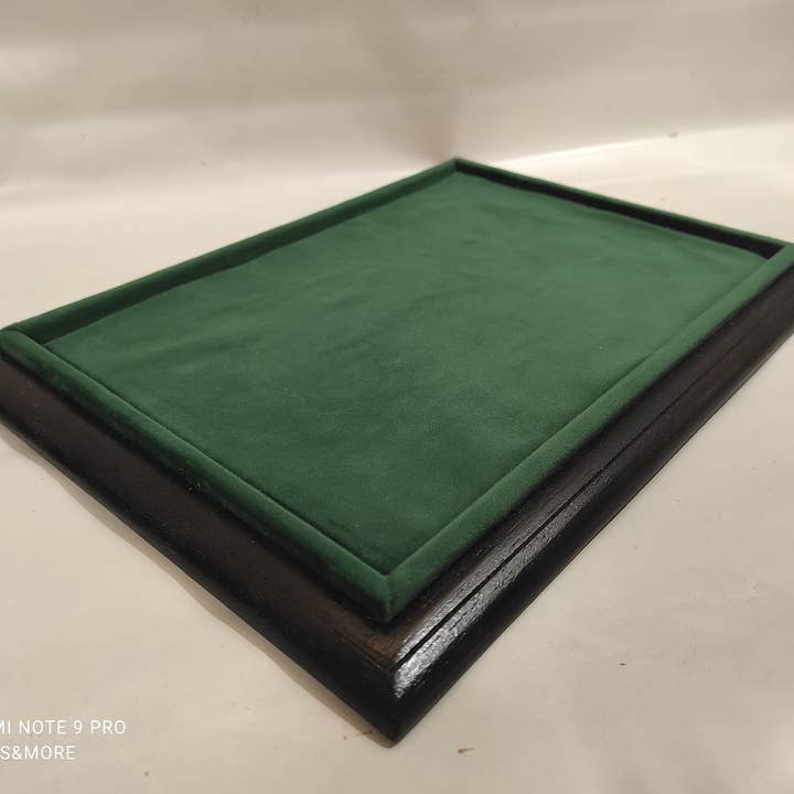 Coins&More - Wholesale Jewelry Stand & Display - Plateau in wood and velvet jewelry tray4