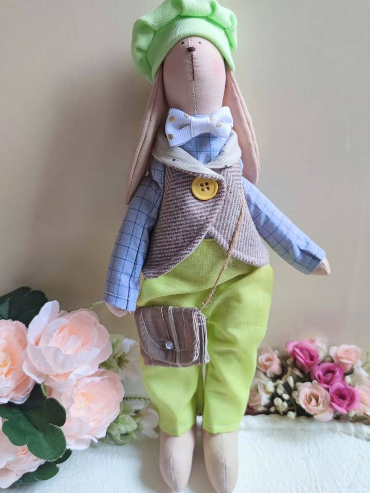 Rabbit Handmade Doll, Rabbit Toy, Rabbit Gift for wholesale by ChernikovaNataliya