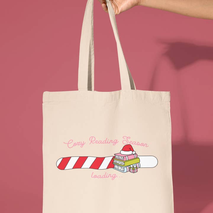 Saco de Compras "Carregar Temporada de Leitura Aconchegante" por atacado de amarieacreates