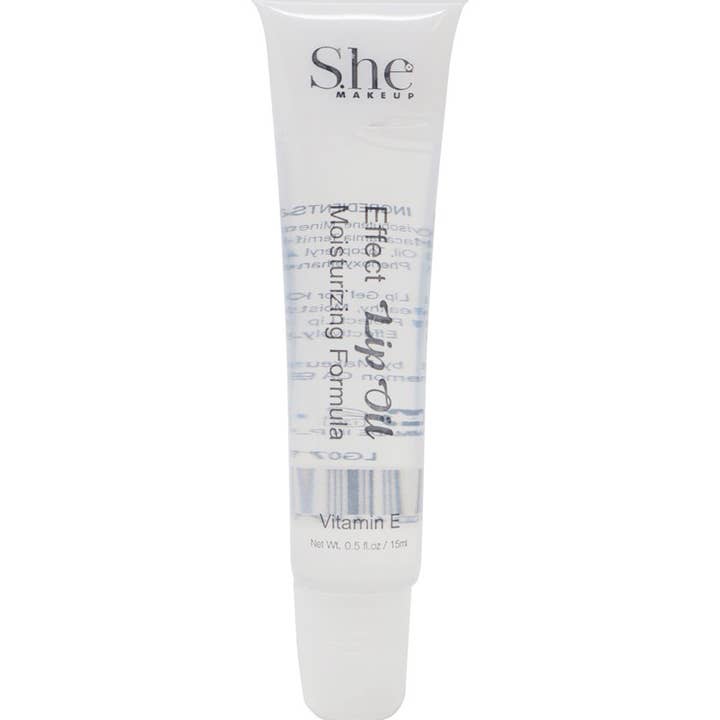 PINEAPPLE Beauty - Wholesale Lip Gloss - Makeup She LG07C Vitamin E Clear Lip Oil Gloss - 36pc