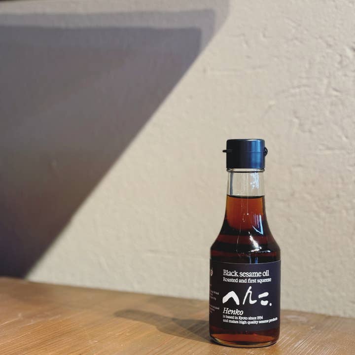 Japan Artisans - Wholesale Cooking Oil - Henko-Roasted Black Sesame Oil 140g | Kyoto, Japan26