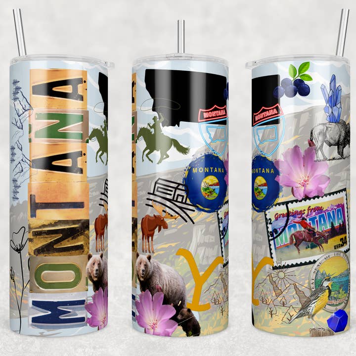 State Montana | Gobelet pour la vente par Designs by Robyn