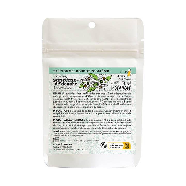 Dose 40 g Gel de Banho Reabastecedor Flor de Laranjeira - Inverno por atacado de STEP ONE SAS