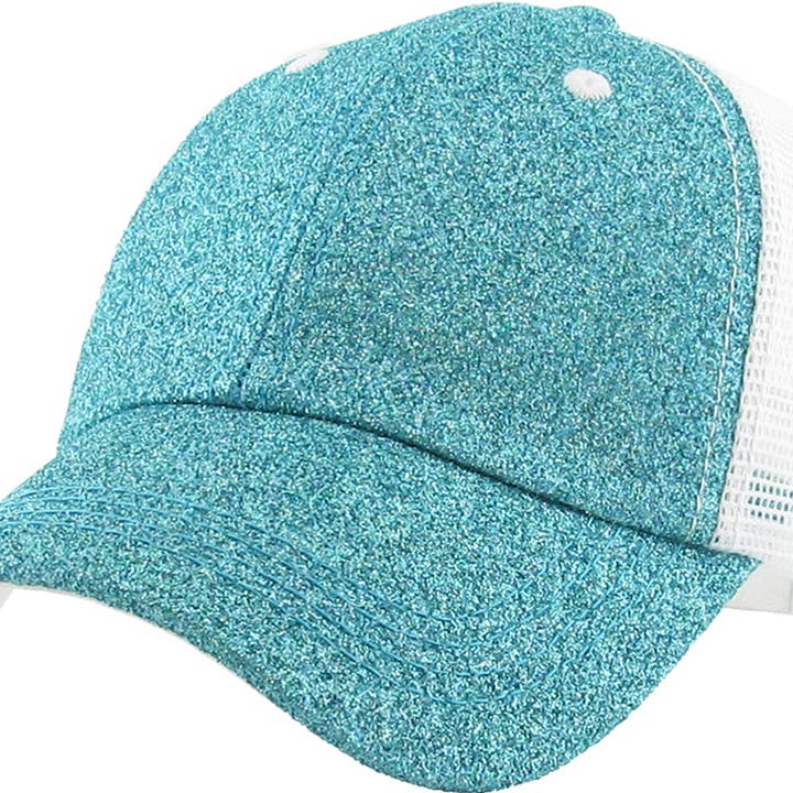 KBETHOS - Wholesale Ponytail cap – Women’s - Glitter Meshback Baseball Cap1