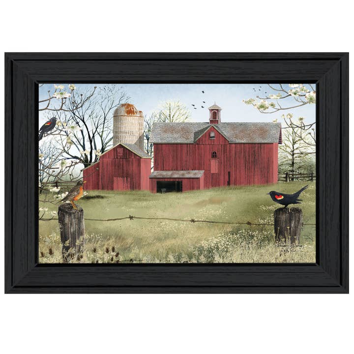 "Harbingers of Spring" by Billy Jacobs Print, Black Frame for wholesale by Trendy Decor 4U