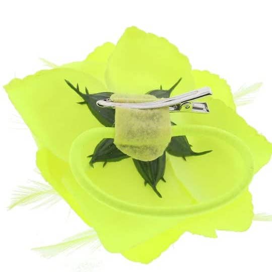 Topkids Accessories - Wholesale Fascinator Hat - Women's - Rose Flower Hair Clip Hairband Floral Corsage Fascinator Hair Band Aligator Beak Grip for Women & Girls Wedding Prom Party Special Occasion4