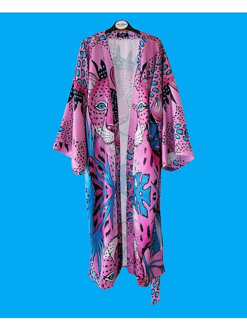Helen Bellart – Engroshandel Kimono - Dame – Sød Leopard Kimono