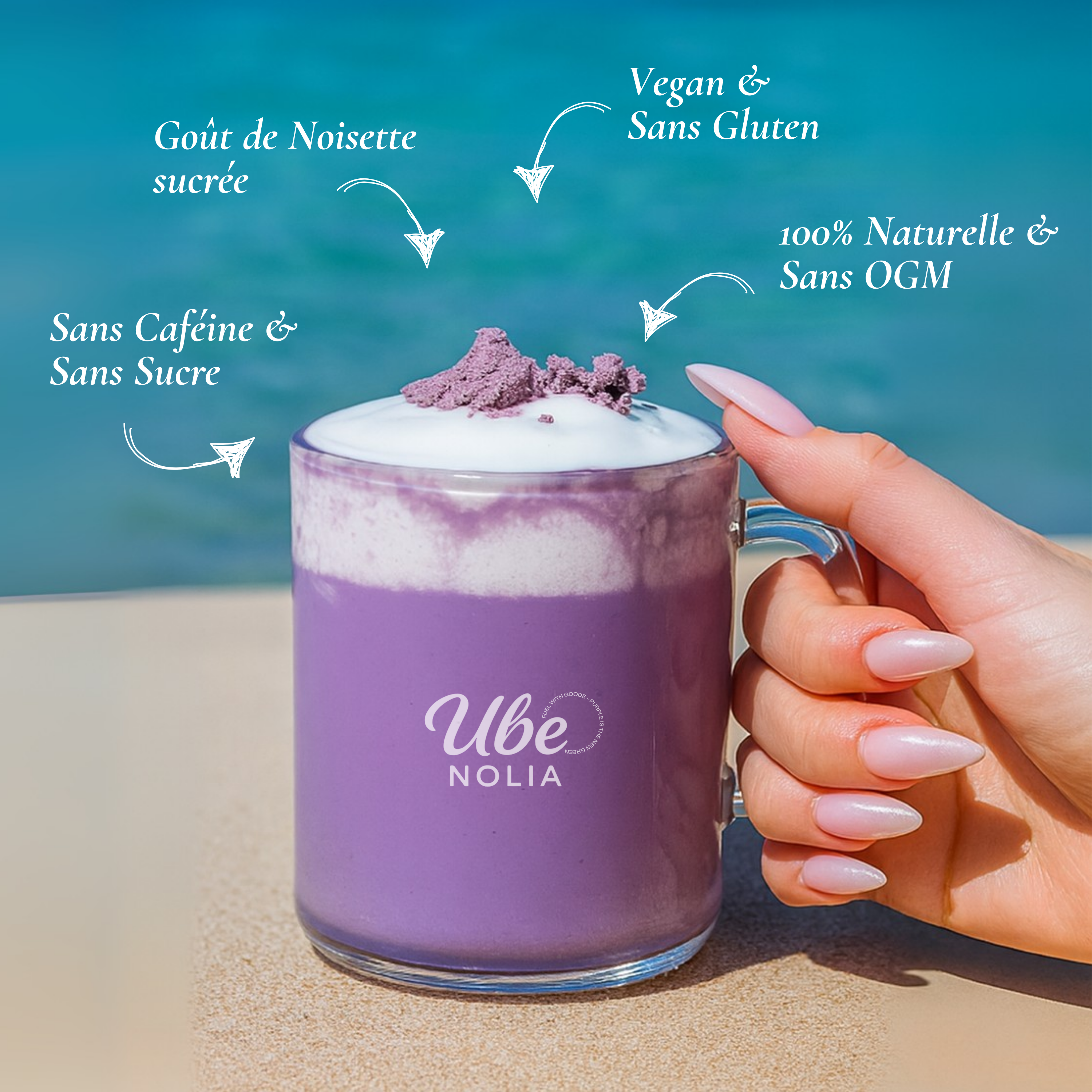 UBE NOLIA - Wholesale Powdered Health Drink - Premium Ube Latte Powder Philippines 100% Natural - 1kg5