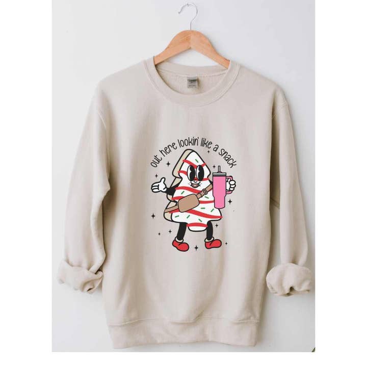 DTF TRANSFER - Out Here Lookin Like A Snack Pink Cup 8200 for wholesale by dBoldTees & DTF Transfers