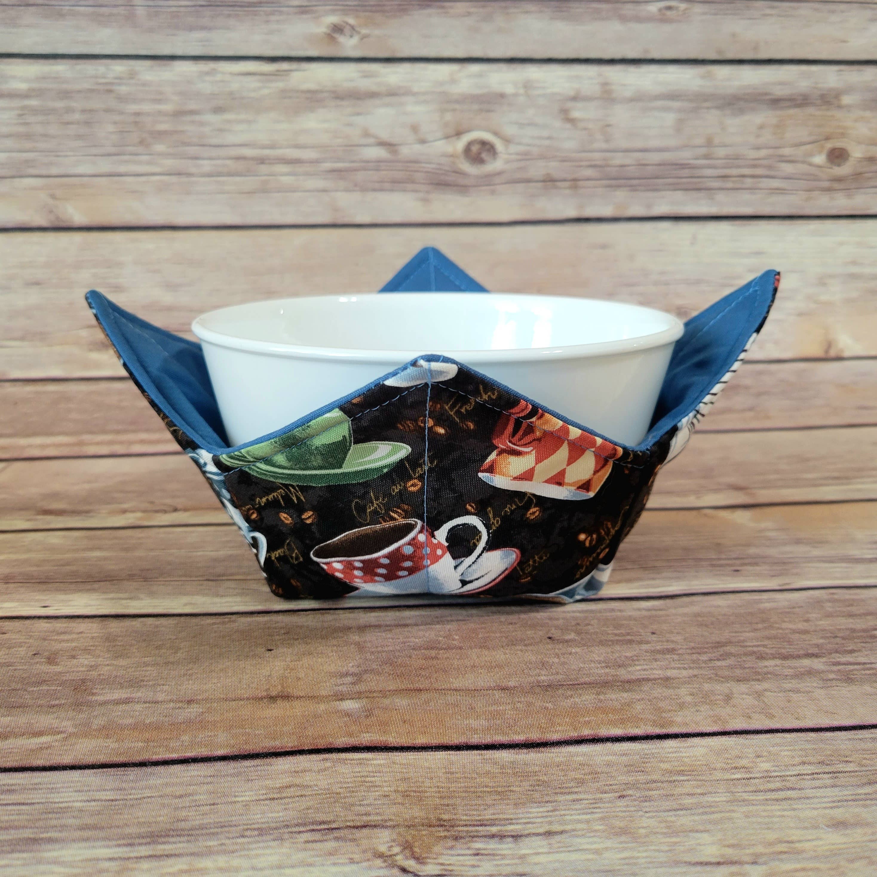 Burpie Bibs Boutique - Wholesale Oven Mitt/Pot Holder - Coffee Cups Bowl Cozy Hot Pad, Latte Cups Padded Bowl Holder14