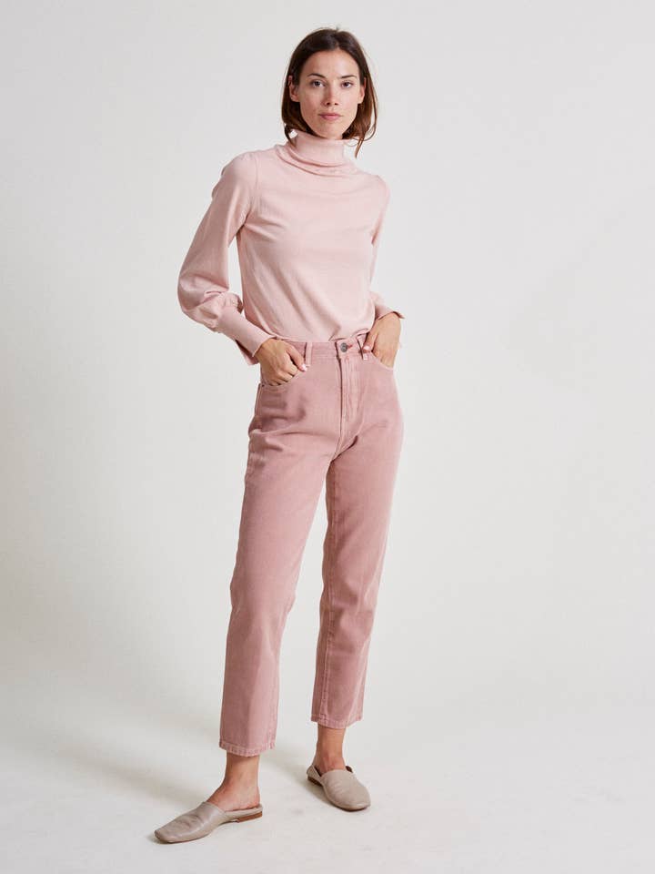 Camisola gola cisne por atacado de Amaya