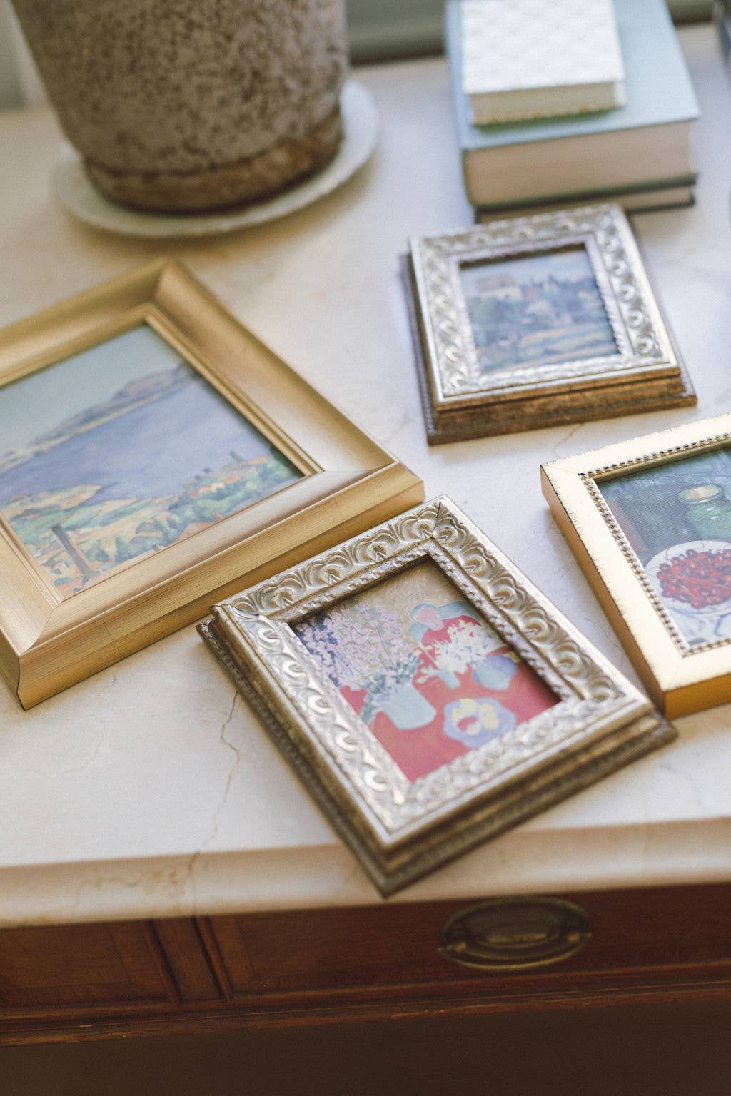 Petal Lane Home - Wholesale Art Print - The Plum Blossoms Framed Antique Art1