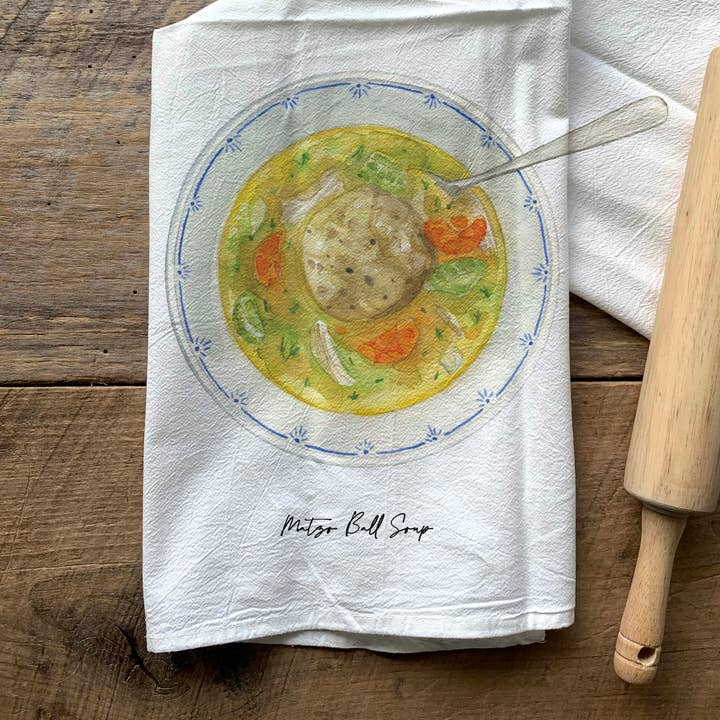 Matzo Ball Soup Kosher Style Deli Flour Sack Towel for wholesale by Meadowbrook Lane