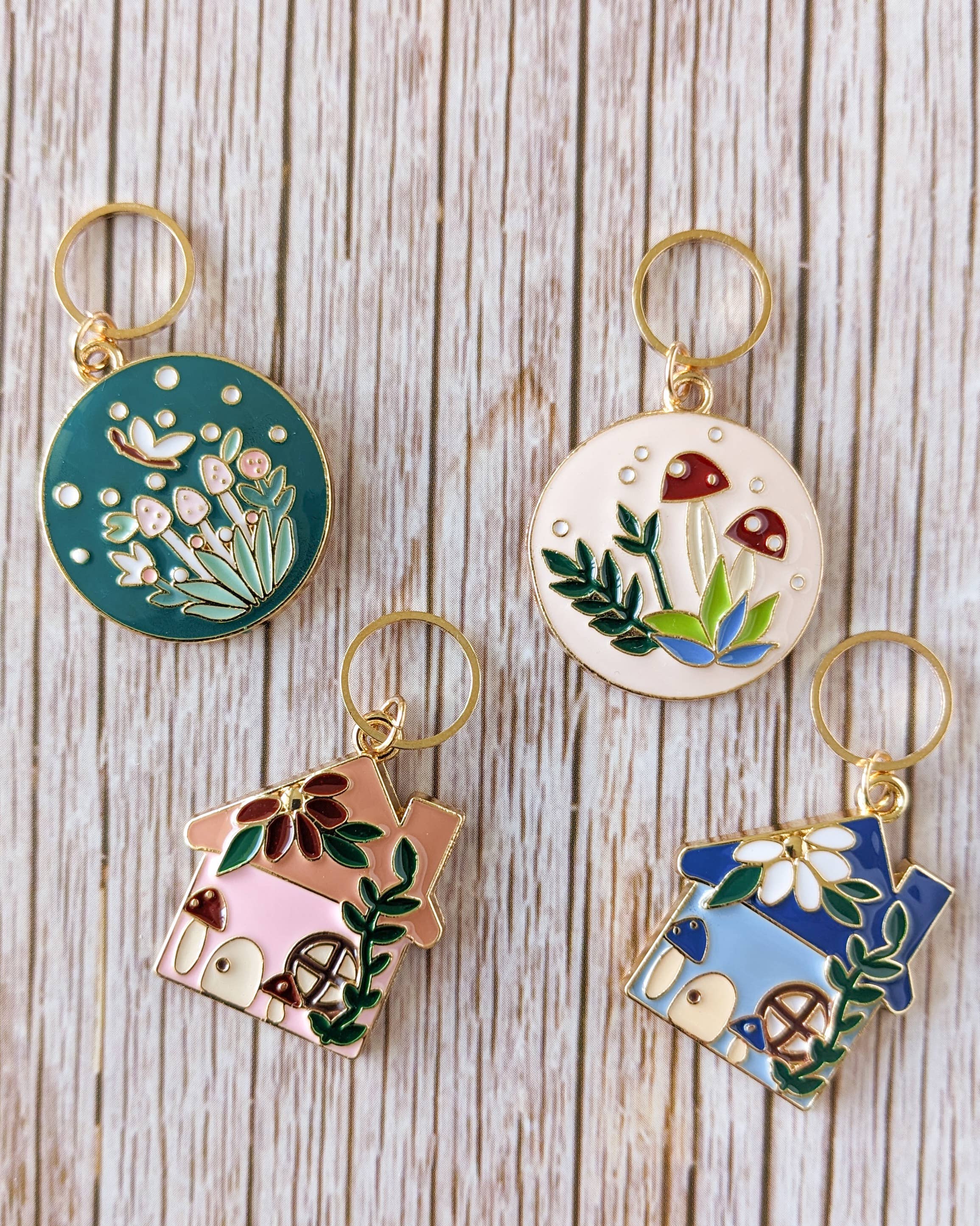 Hello Kim - Kim Chui - Wholesale Knitting/Crochet Supplies - In the undergrowth - Marker rings7