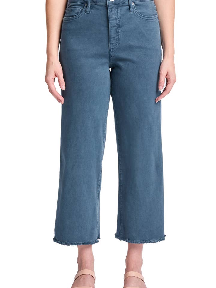 Jeans de Cintura Alta Cropped de Perna Larga Plus Chloe por atacado de RFM