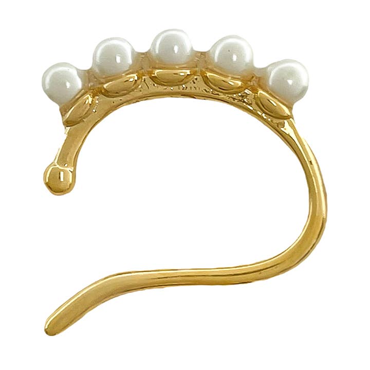 Ohrmanschette mit Perlenclip für den Großhandel von Artynkitsch