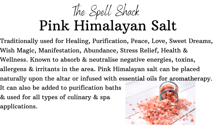 Witchuals - Rituals & Spellwork Apothecary – wholesale Meditation supplies – Pink Himalayan Salt4