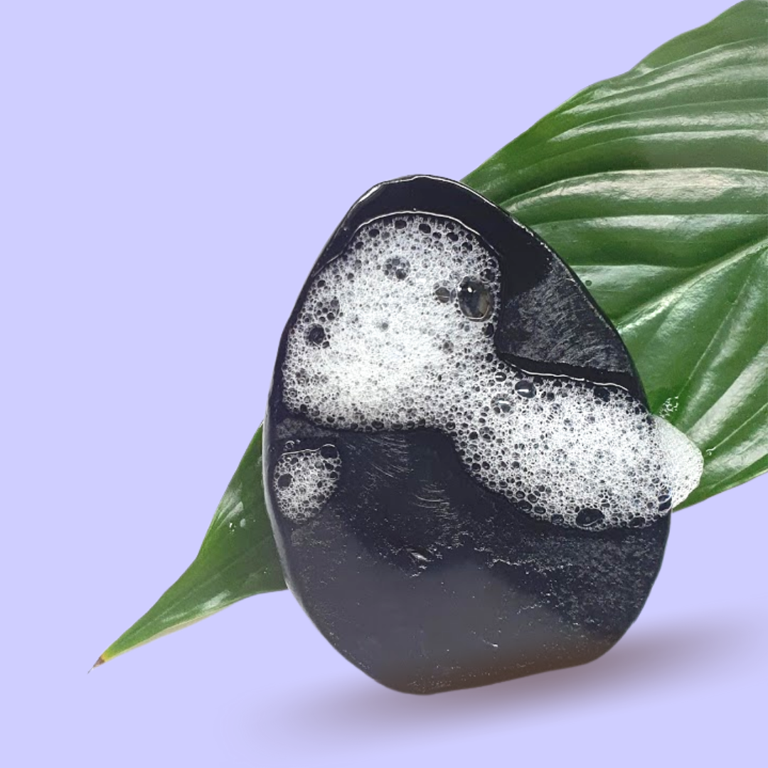 The Soap Story - Wholesale Shampoo Puck/Solid Shampoo - The Purple One Silver Handmade Shampoo Bar1