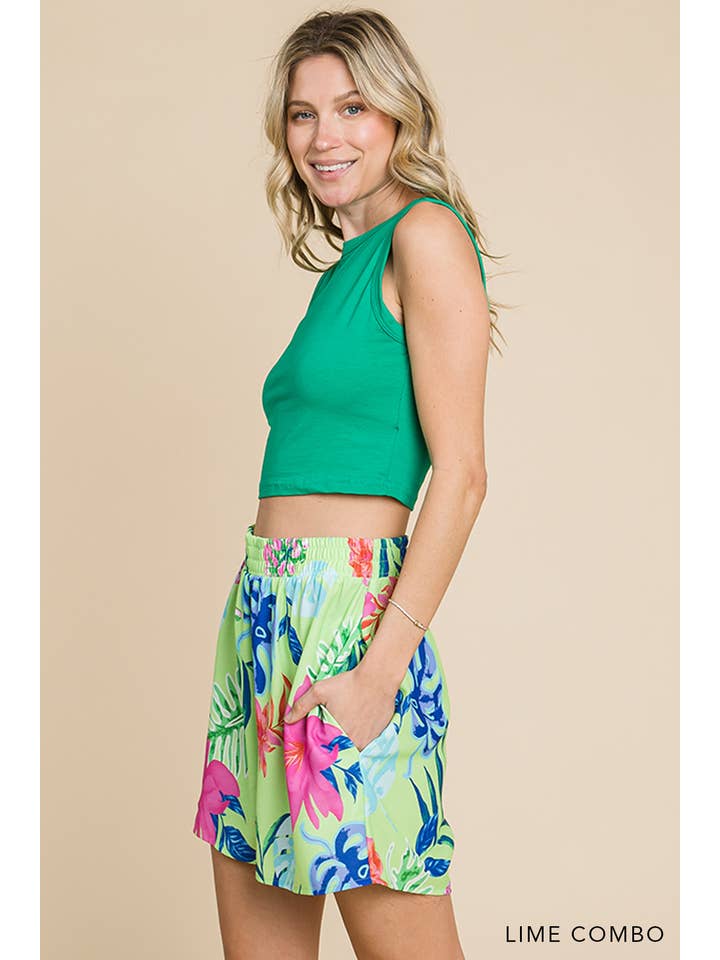 Cotton Bleu - Wholesale Shorts - Women's - 30185W - Bohemian Style Women's Air Flow Print Shorts22