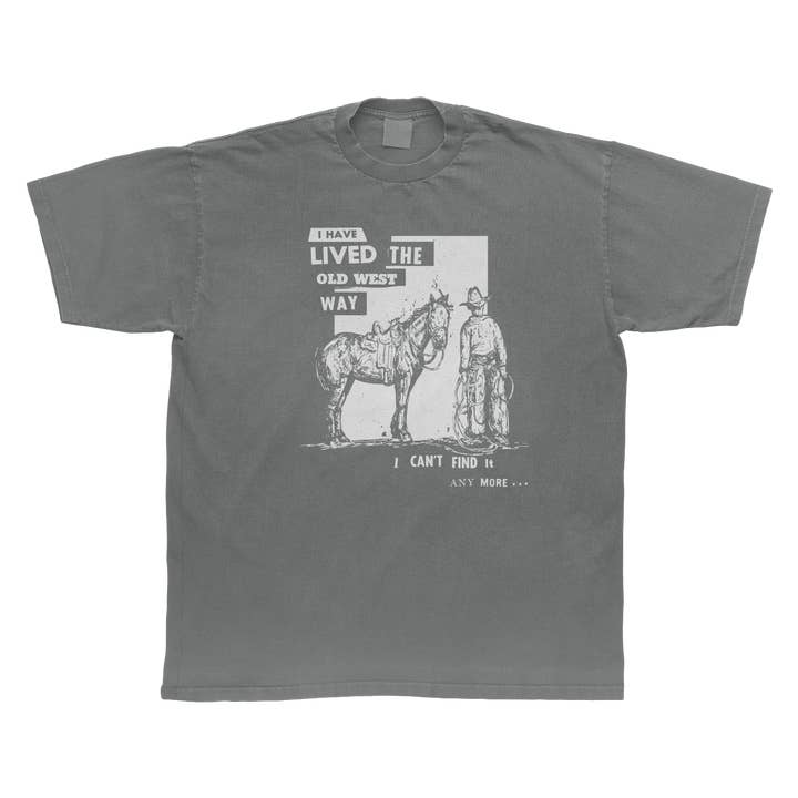 Old West Way- Vintage Western Graphic Tee for wholesale by Loose Cinch