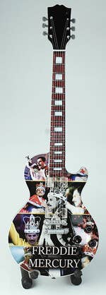 Ocean Peak Australia and New Zealand Pty Ltd - Wholesale Decorative Tabletop Object - Miniature guitar Freddie Mercury Queen0