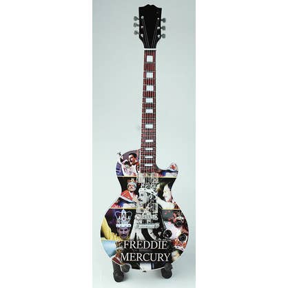 Ocean Peak Australia and New Zealand Pty Ltd - Wholesale Decorative Tabletop Object - Miniature guitar Freddie Mercury Queen