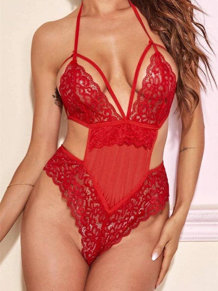 La Belle Fantastique | Orsacchiotto cavo in pizzo sexy | Regalo per lei | Regalo di nozze | Fidanzata | Amica | Addio al nubilato per la vendita all'ingrosso da parte di La Belle Fantastique