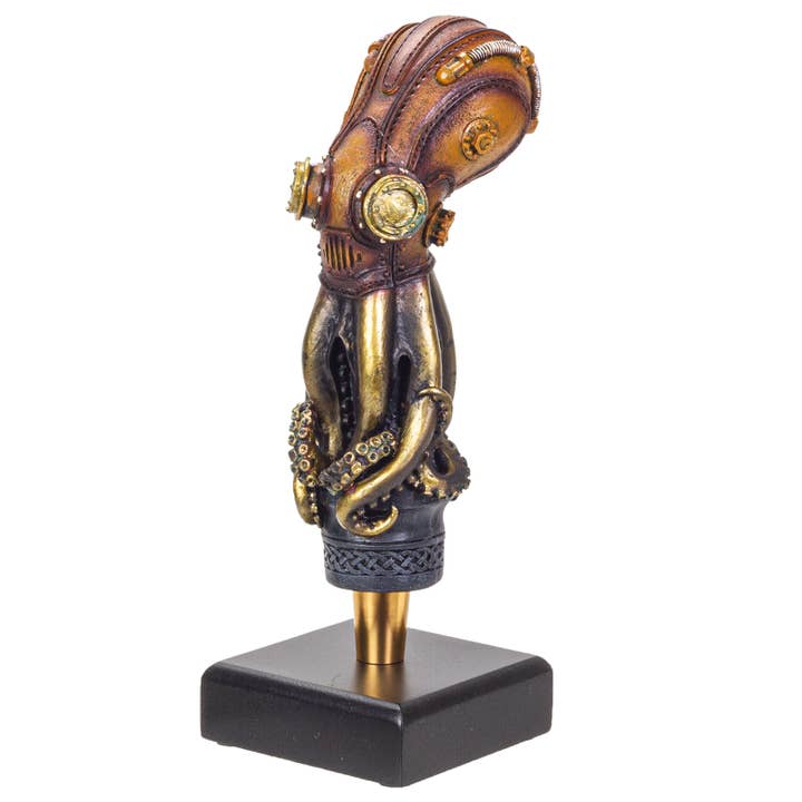 Pacific Trading - Wholesale Beer/Wine Caddy - 13909 Steampunk Kraken Beer Tap Pull Handle C/18