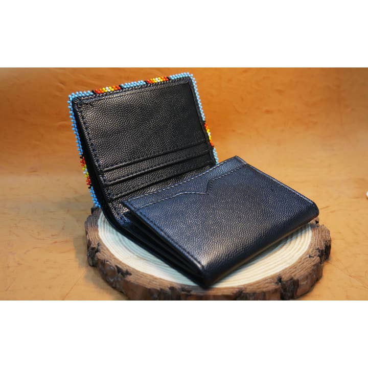 KANGURAH - Wholesale Coin Purse - Women's - Native Beaded Leather Purse, Coin Purse , Card Holder