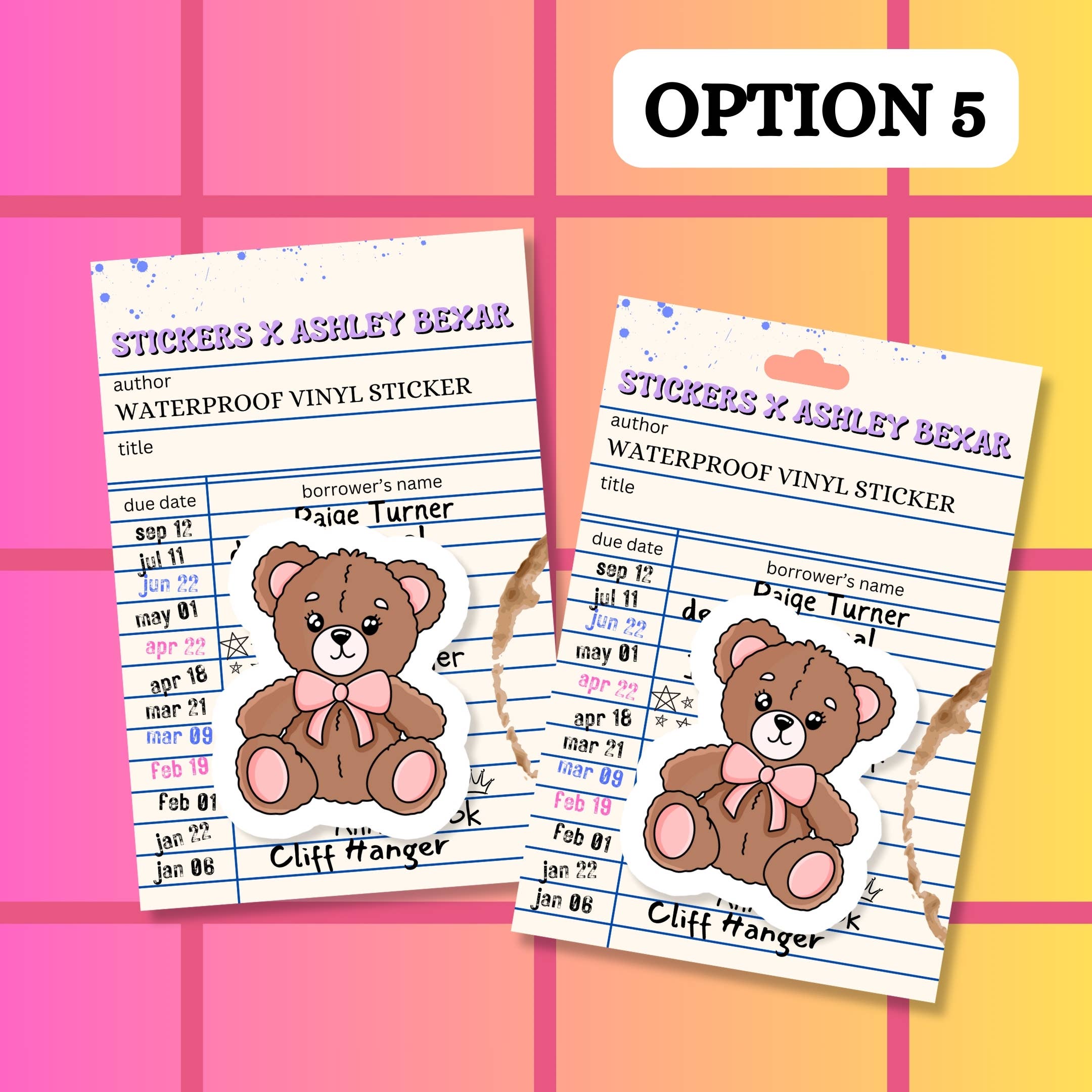 Stickers+ X Ashley Bexar - Wholesale Sticker - Funny Dark Humor Mental Health Waterproof Vinyl Sticker5