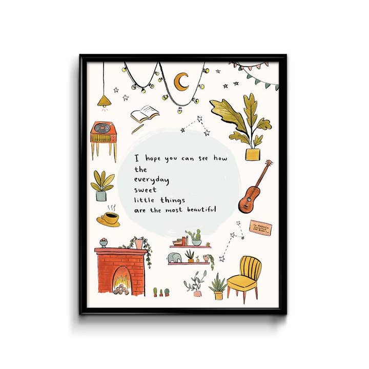 Abbie Ren Illustration - Wholesale Art Print - I Hope You Can See Art Print 8x102