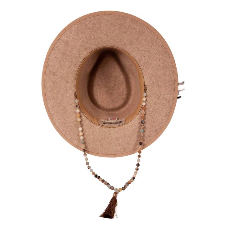 American Hat Makers - Wholesale Fedora - Women's - Tear Drop Wool Felt Hat - Style Moonshine4