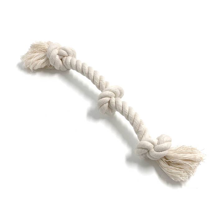 100% Organic Cotton Rope Dog Toys - USA Made for wholesale by "Boba & Vespa" by The Kind Pet