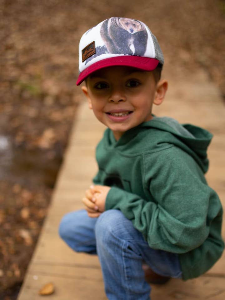 Kinder Grizzly Hut für den Großhandel von Montana Tees