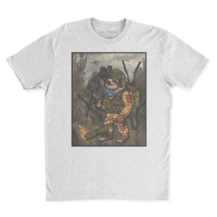 T-shirt Sloth pour la vente par Platoon Daddy LLC