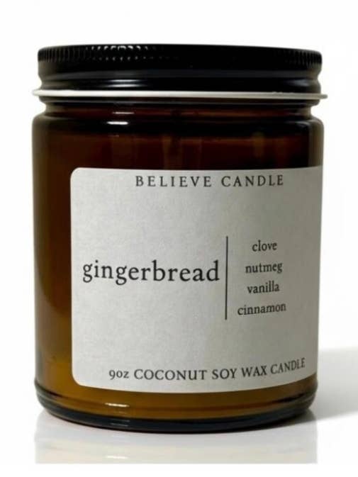 Barattolo di Candela al Pan di Zenzero per la vendita all'ingrosso da parte di Believe Candle
