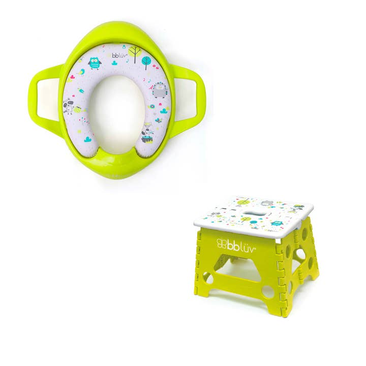 Pöti & Stëp Sët: Potty Seat & Folding Step Stool for wholesale by Bblüv