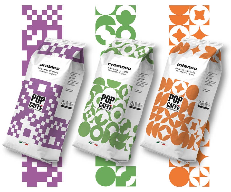 POP CAFFE' - Venta al por mayor Café instantáneo/expreso - GRANOS DE CAFÉ POP 
MEZCLA DE ARÁBICA1